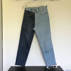 Vintage Levi’s dual color jeans